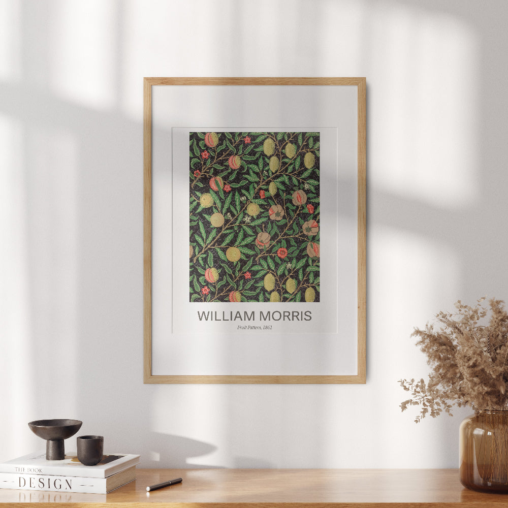 William Morris 'Fruit' Pattern Print