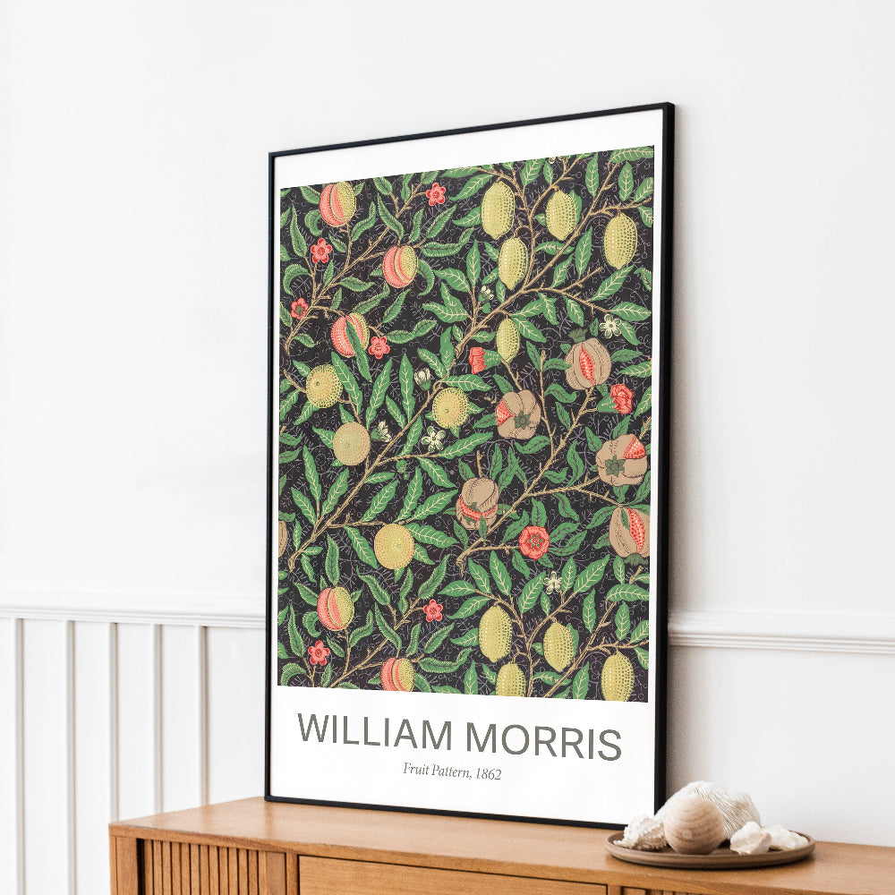 William Morris 'Fruit' Pattern Print