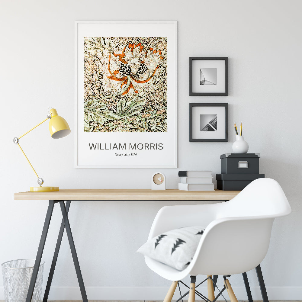 William Morris 'Honeysuckle' Print