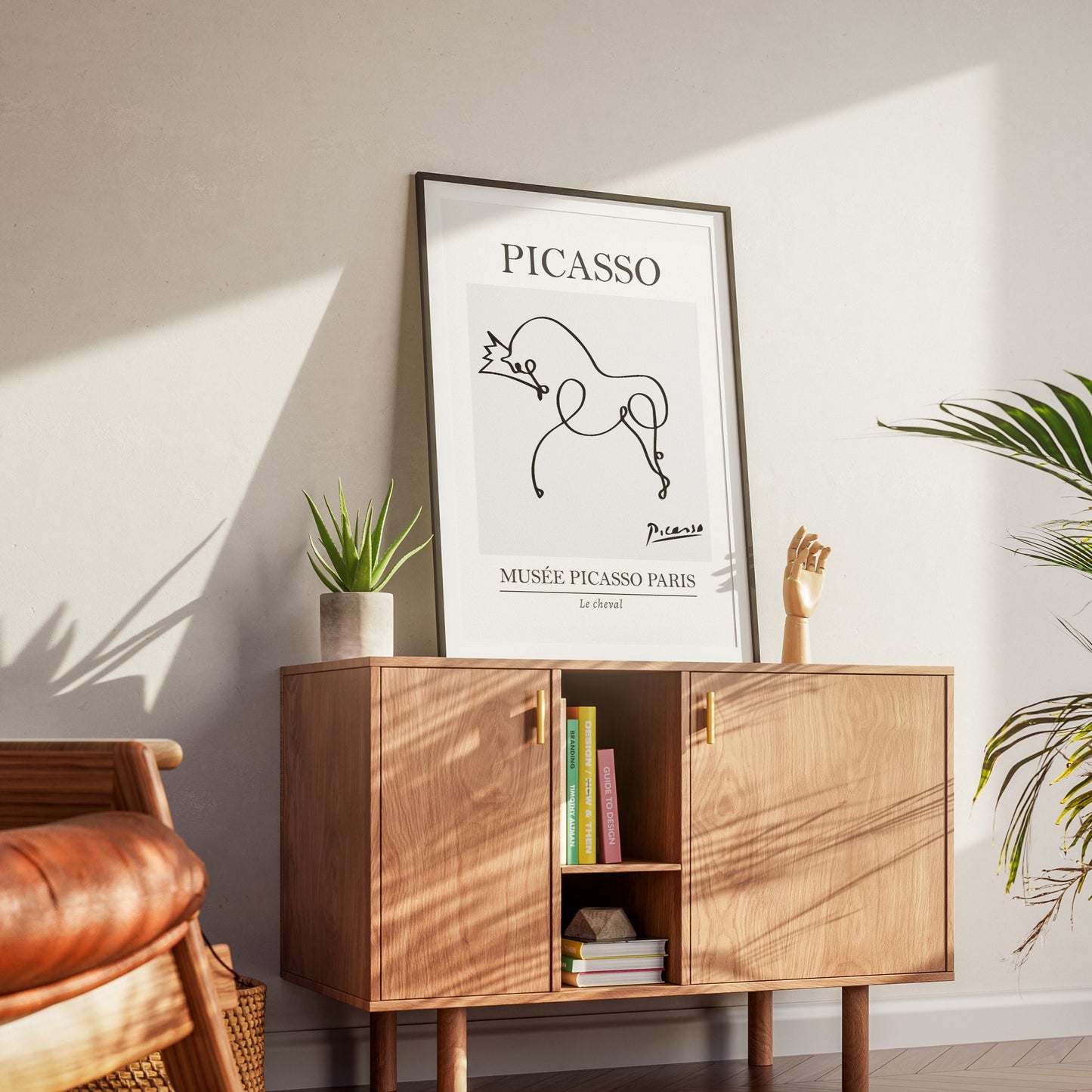 Picasso Horse Line Art Exhibition Print