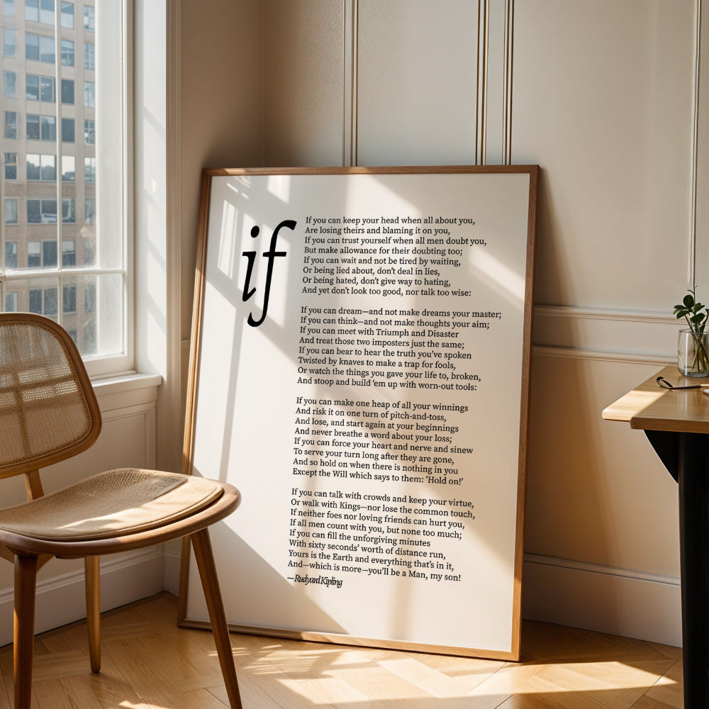 If Poem Quote Print