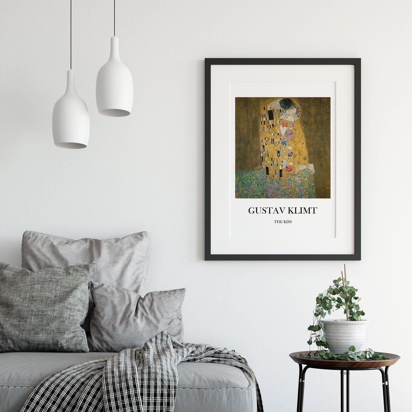 Gustav Klimt 'The Kiss' Exhibition Poster