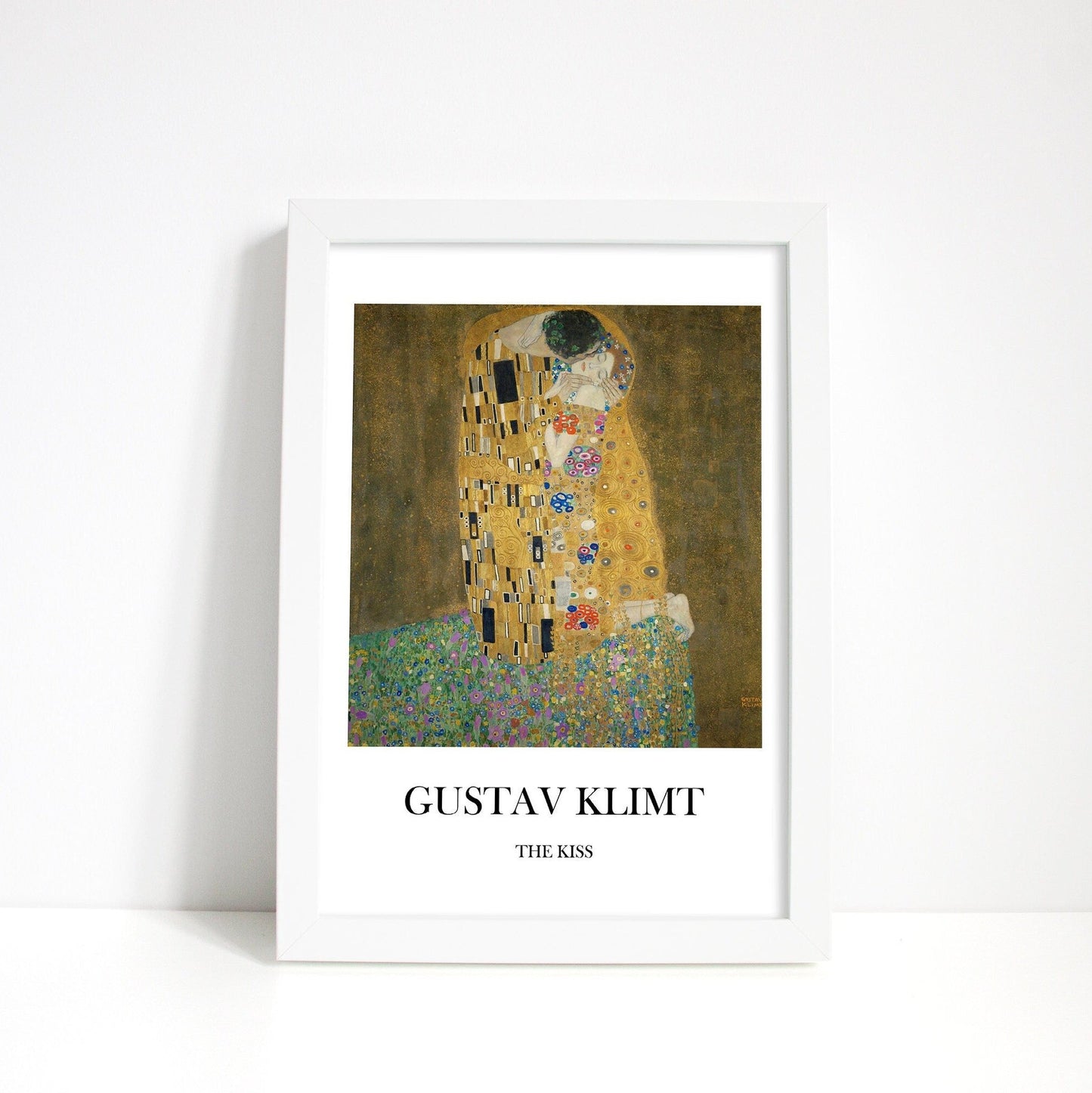 Gustav Klimt 'The Kiss' Exhibition Poster