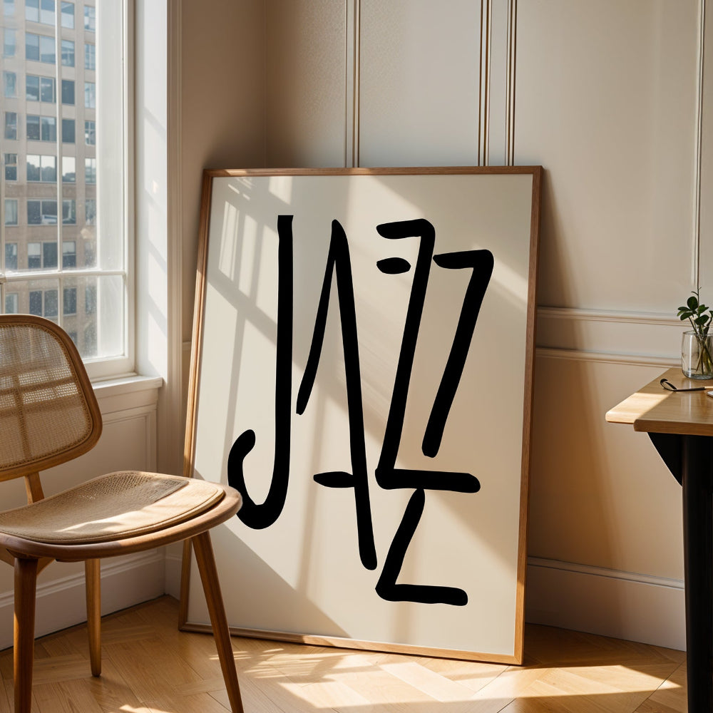 Matisse Jazz Typography Art Print