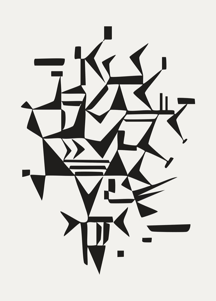 Kandinsky 'Lightly Touching' Abstract Art Print
