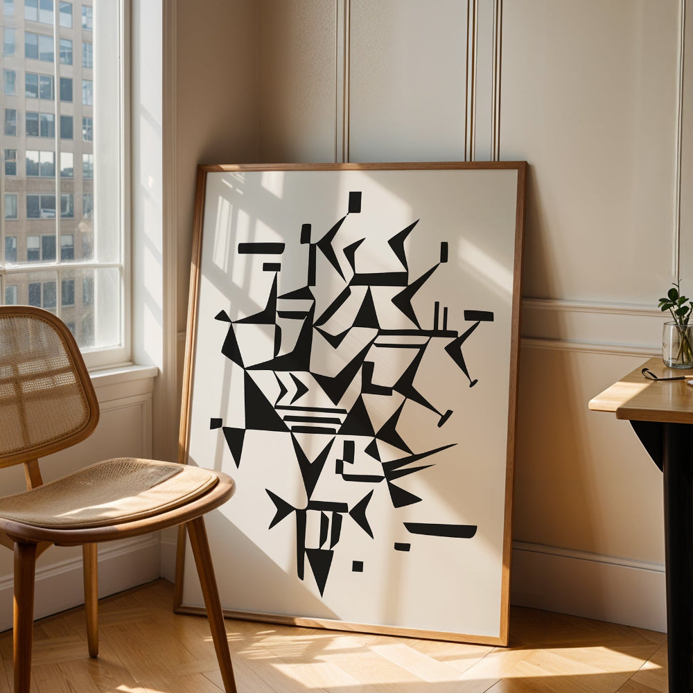 Kandinsky 'Lightly Touching' Abstract Art Print