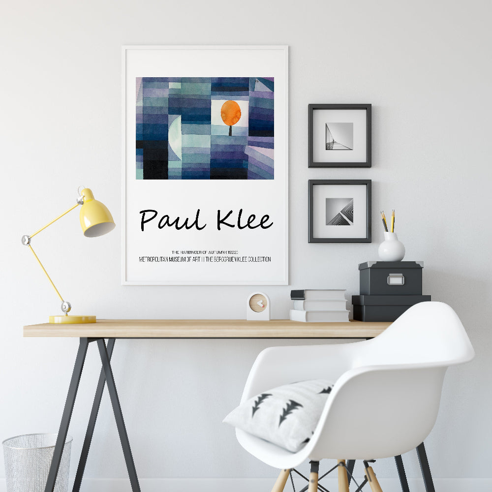 Paul Klee 'Harbinger of Autumn' Exhibition Poster