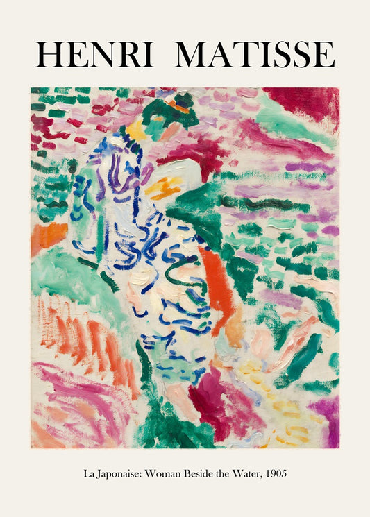 Matisse 'La Japonaise: Woman beside the Water' Exhibition Poster