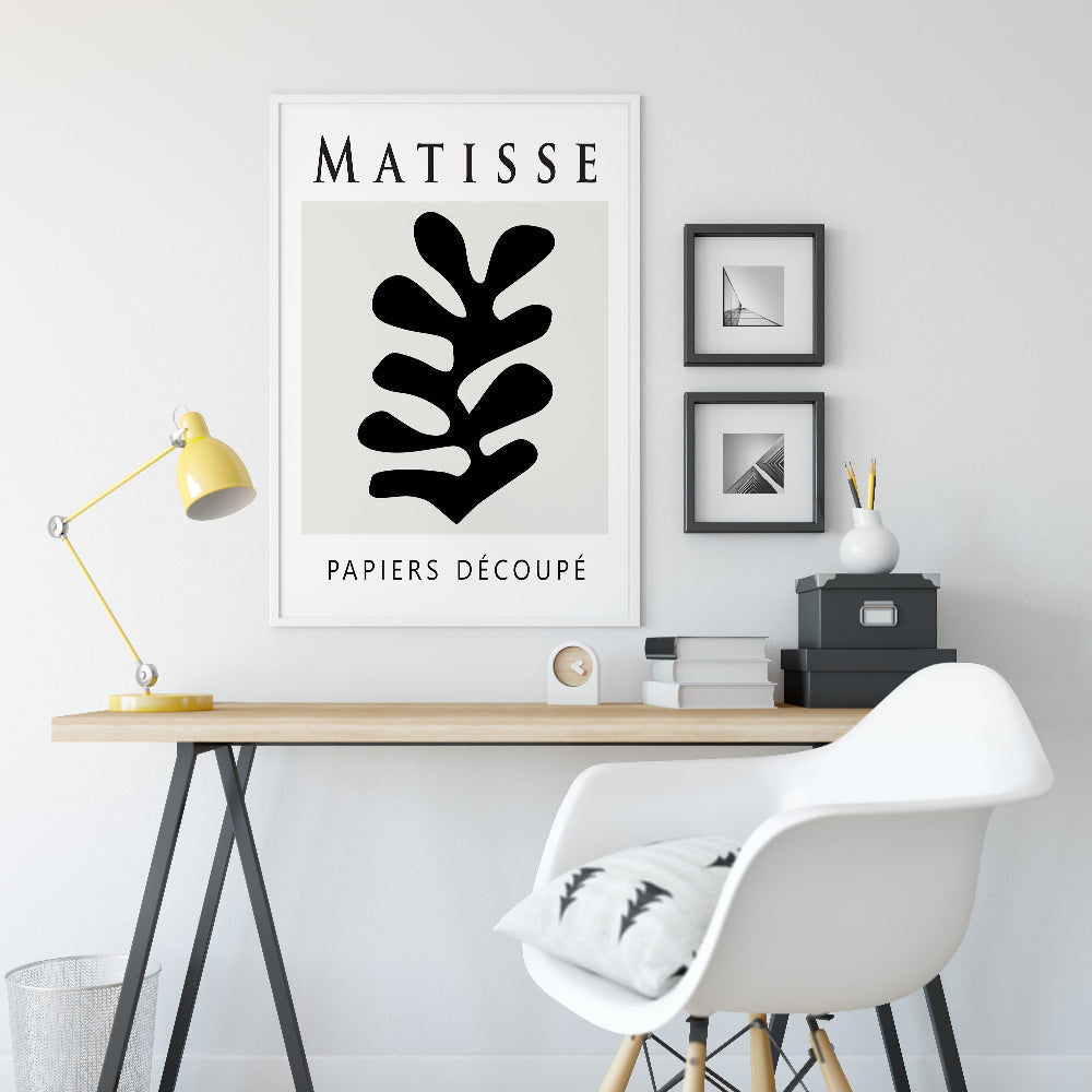 Matisse Cut Outs - Plant Form Exhibition Poster