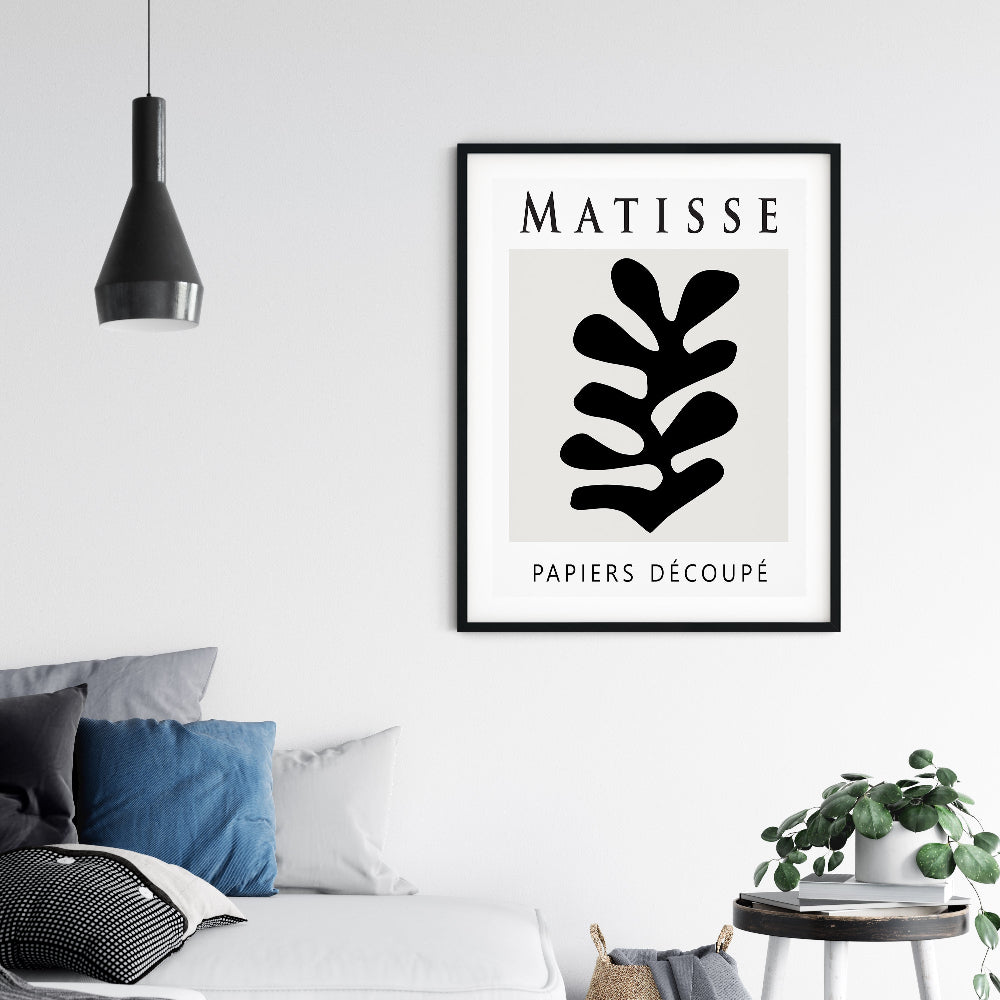 Matisse Cut Outs - Plant Form Exhibition Poster