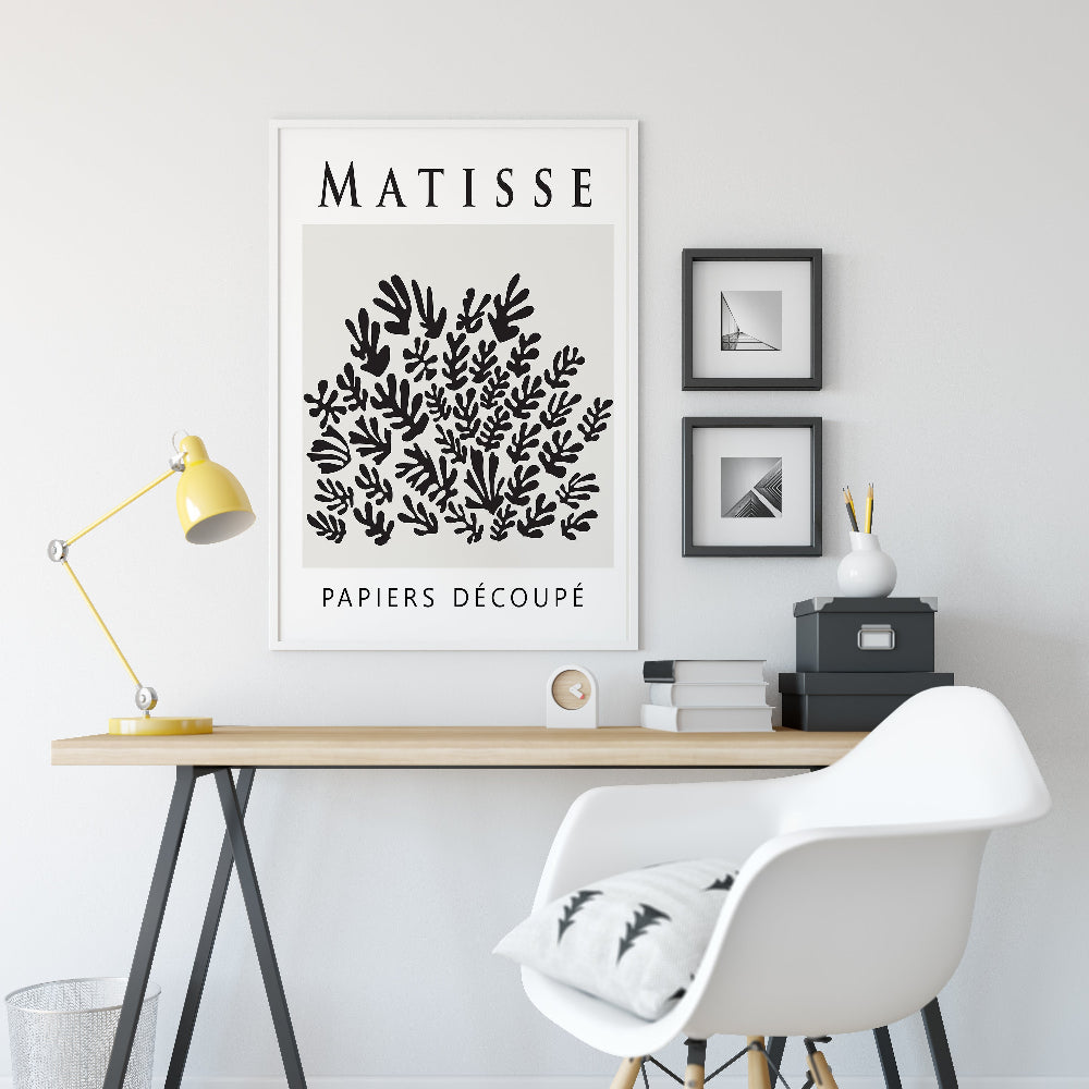 Matisse Cut-Outs - Nature Forms Exhibition Poster