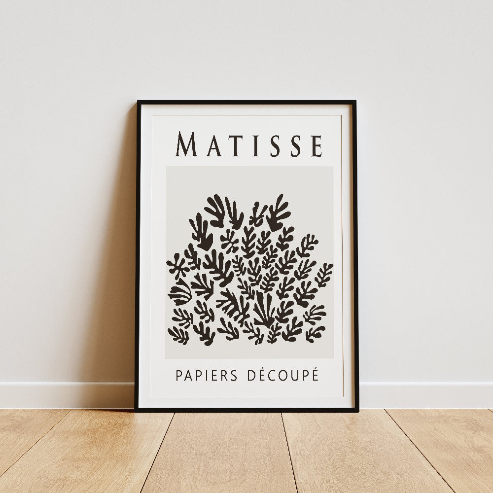 Matisse Cut-Outs - Nature Forms Exhibition Poster
