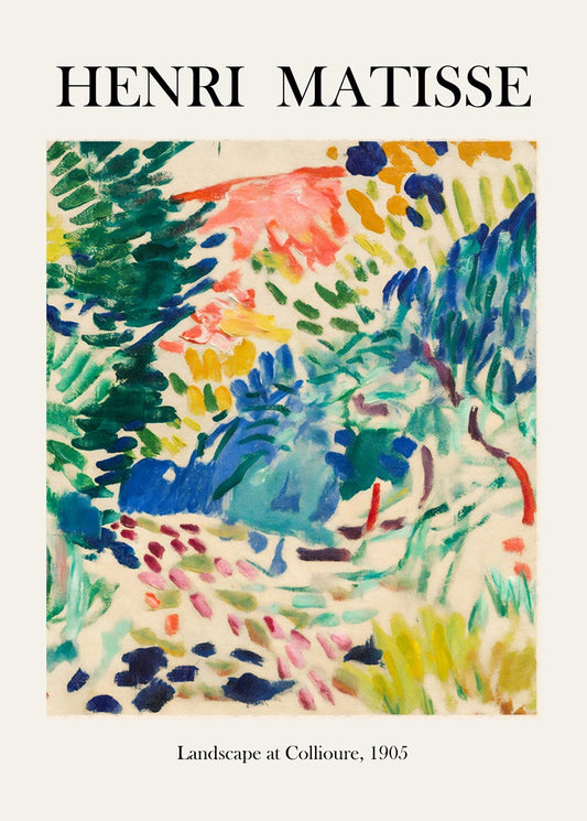 Matisse 'Landscape at Collioure' Exhibition Poster