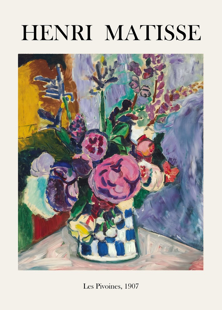 Matisse 'Les Pivoines' Peonies Art Print