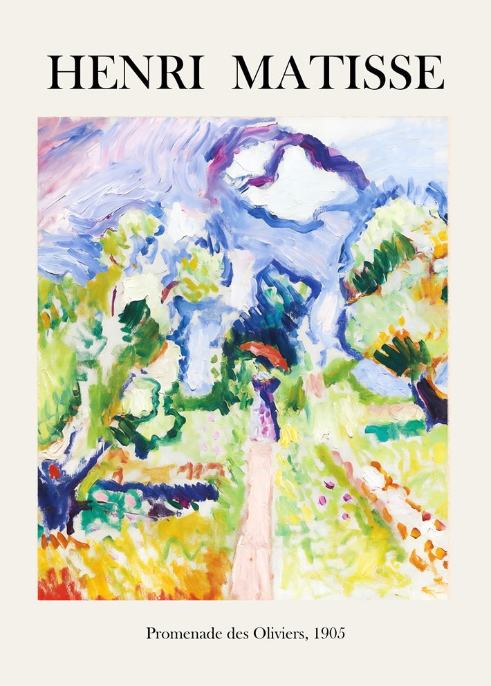 Matisse 'Promenade des Oliviers' Art Print