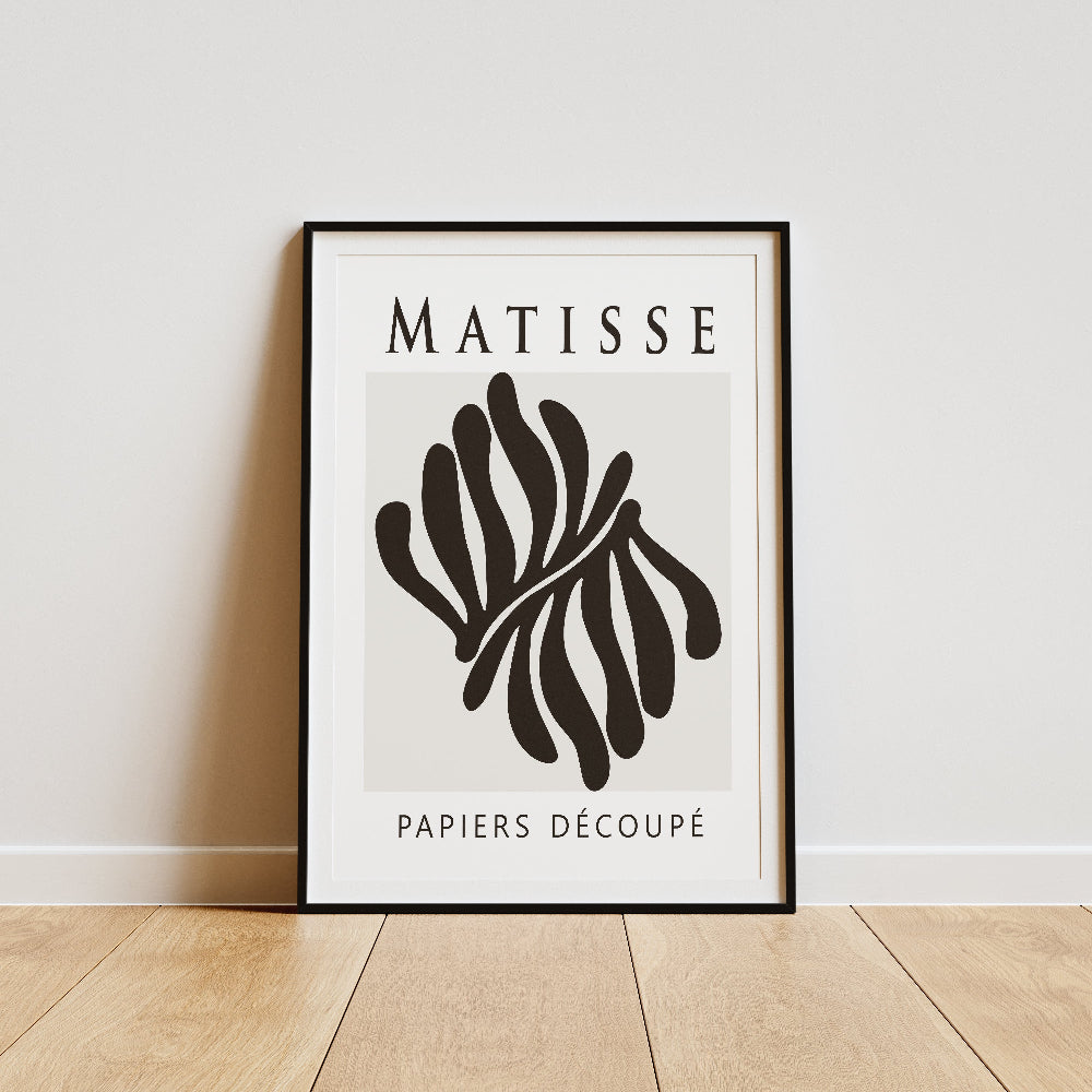 Matisse Cut Outs - Coral Exhibition Poster