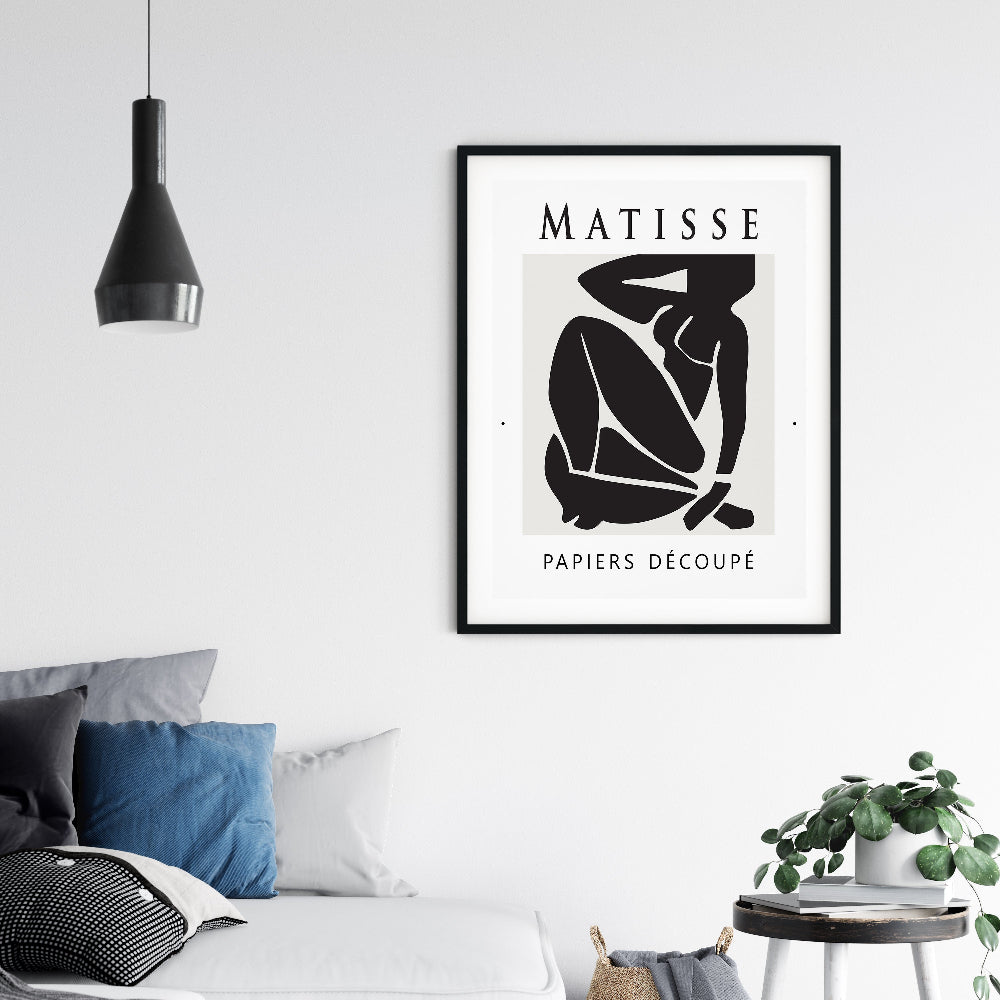 Matisse Cut Outs - Female Nude Exhibition Poster