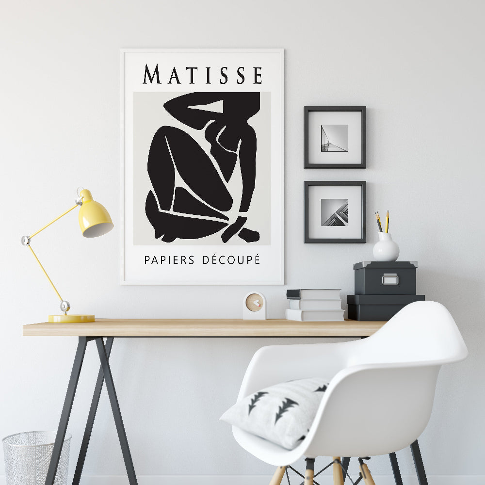 Matisse Cut Outs - Female Nude Exhibition Poster
