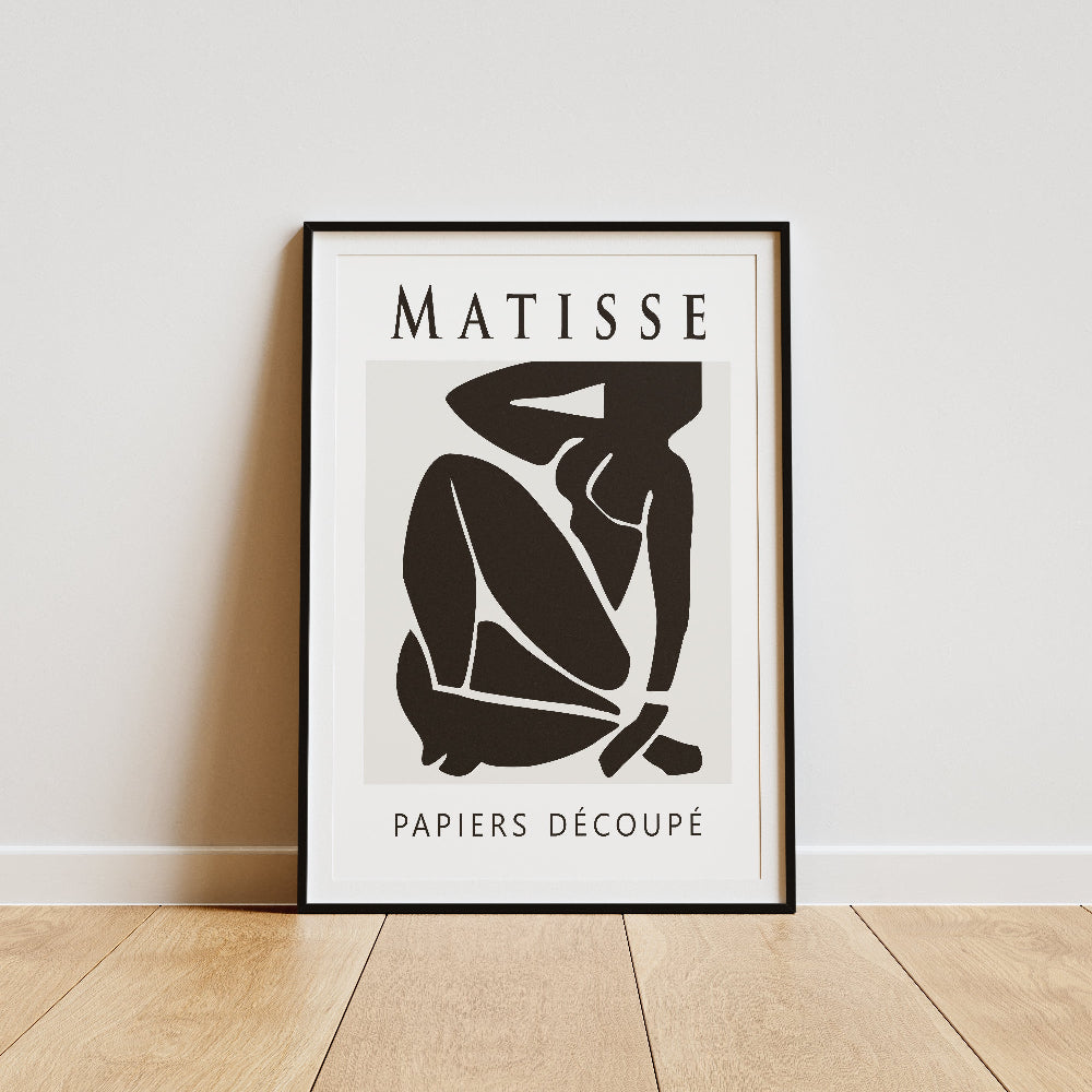 Matisse Cut Outs - Female Nude Exhibition Poster