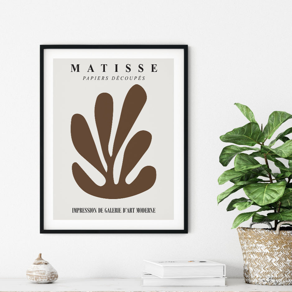 Matisse Beige Coral Print