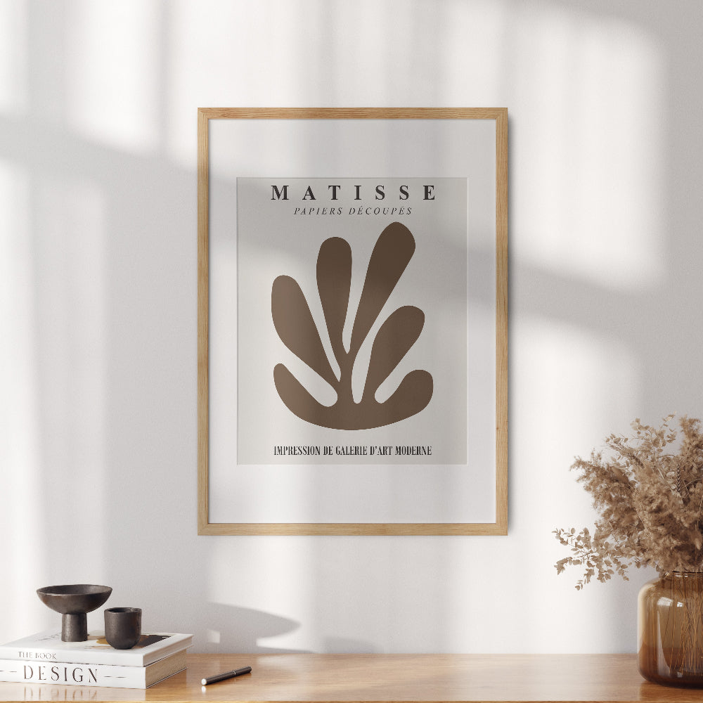 Matisse Beige Coral Print