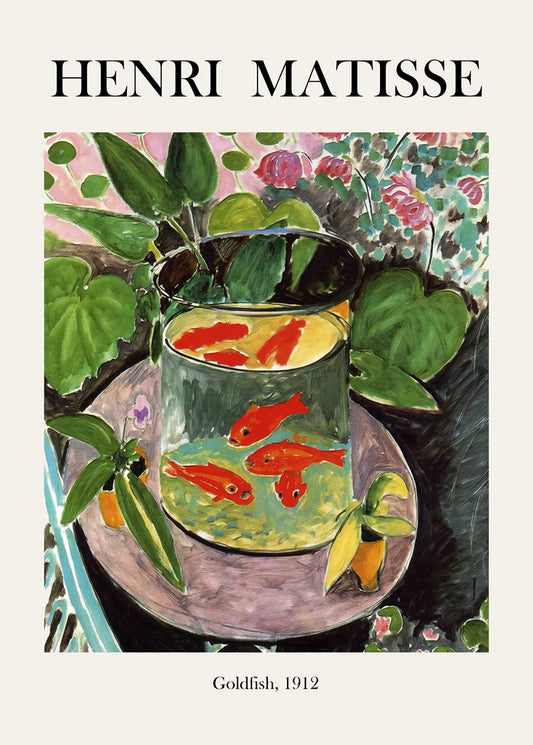 Henri Matisse 'The Goldfish' Exhibition Art Print