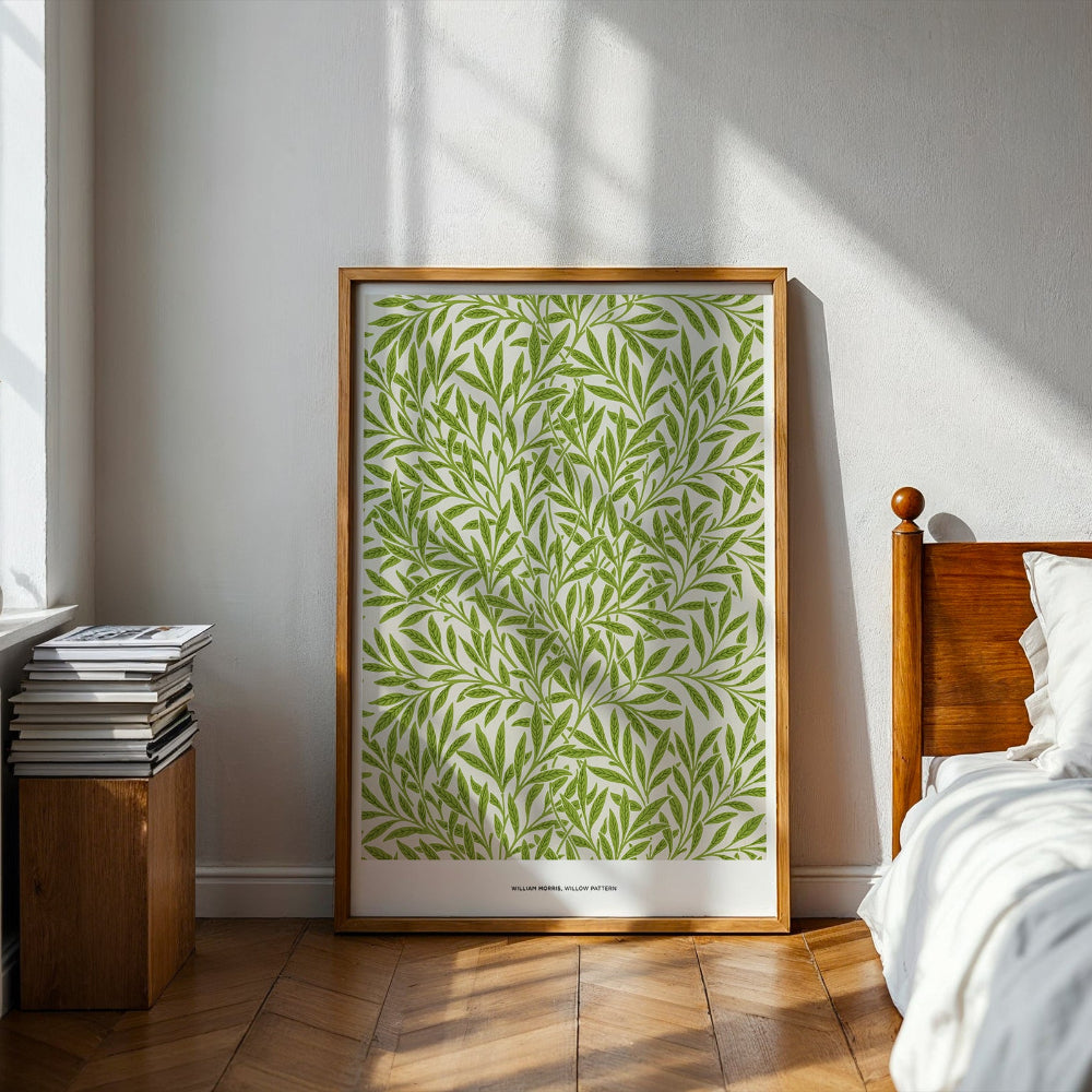 William Morris Green Willow Pattern Art Print