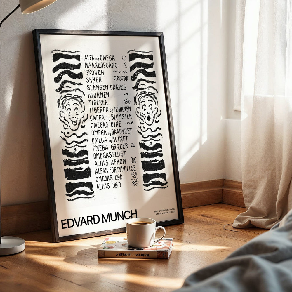 Edvard Munch Table of Contents Print