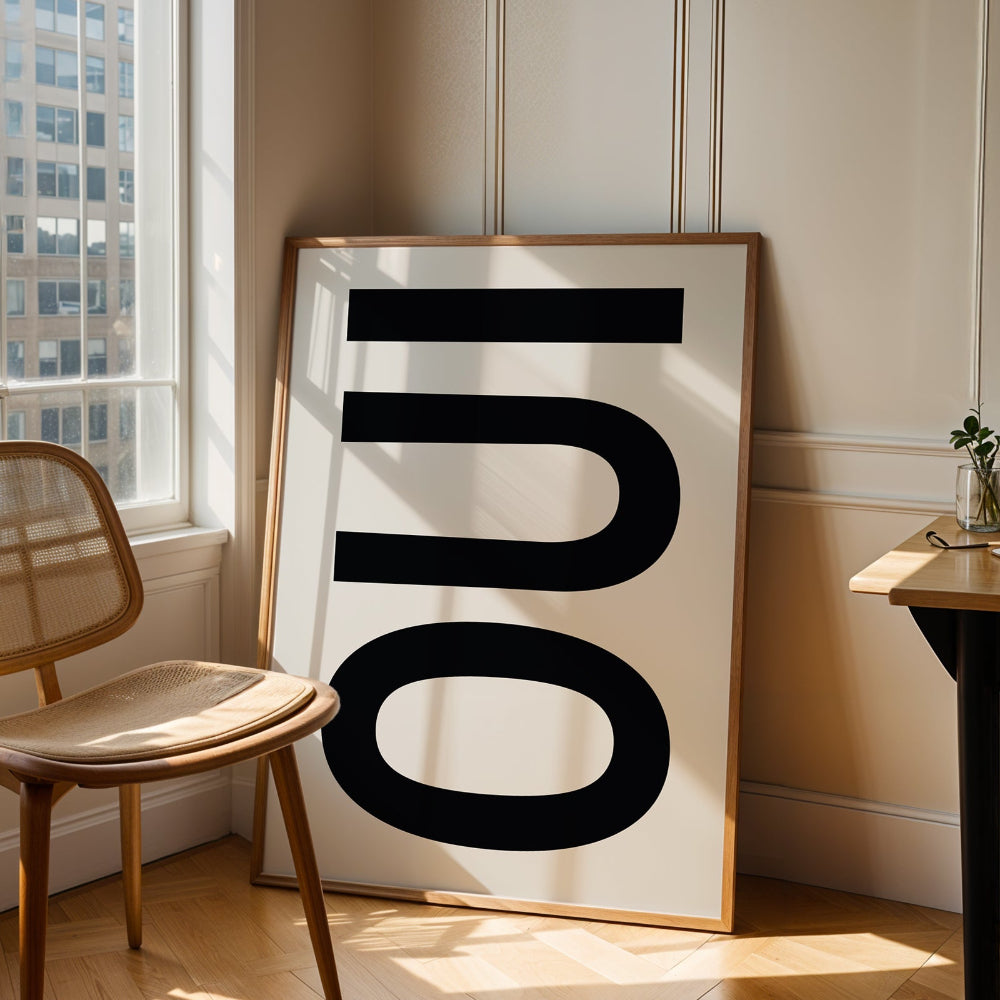 OUI Typography Art Print