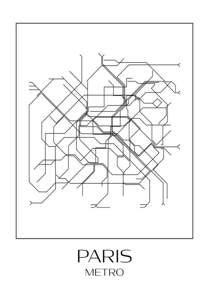 Paris Metro Map