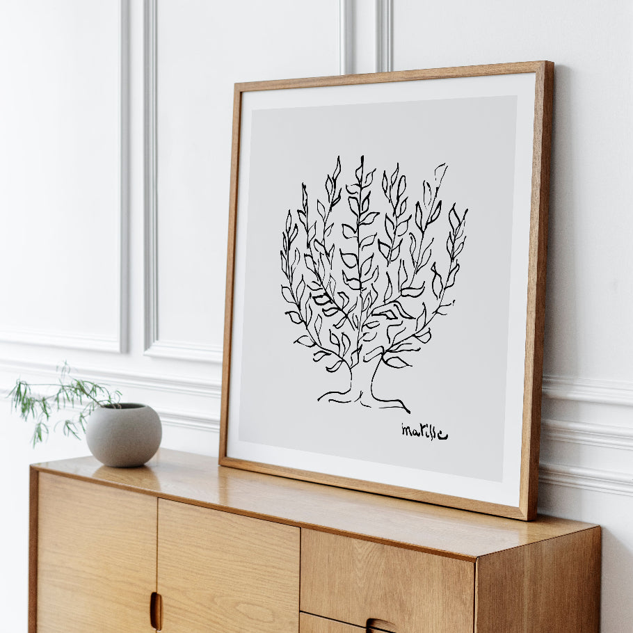 Matisse The Plane Tree Square Art Print