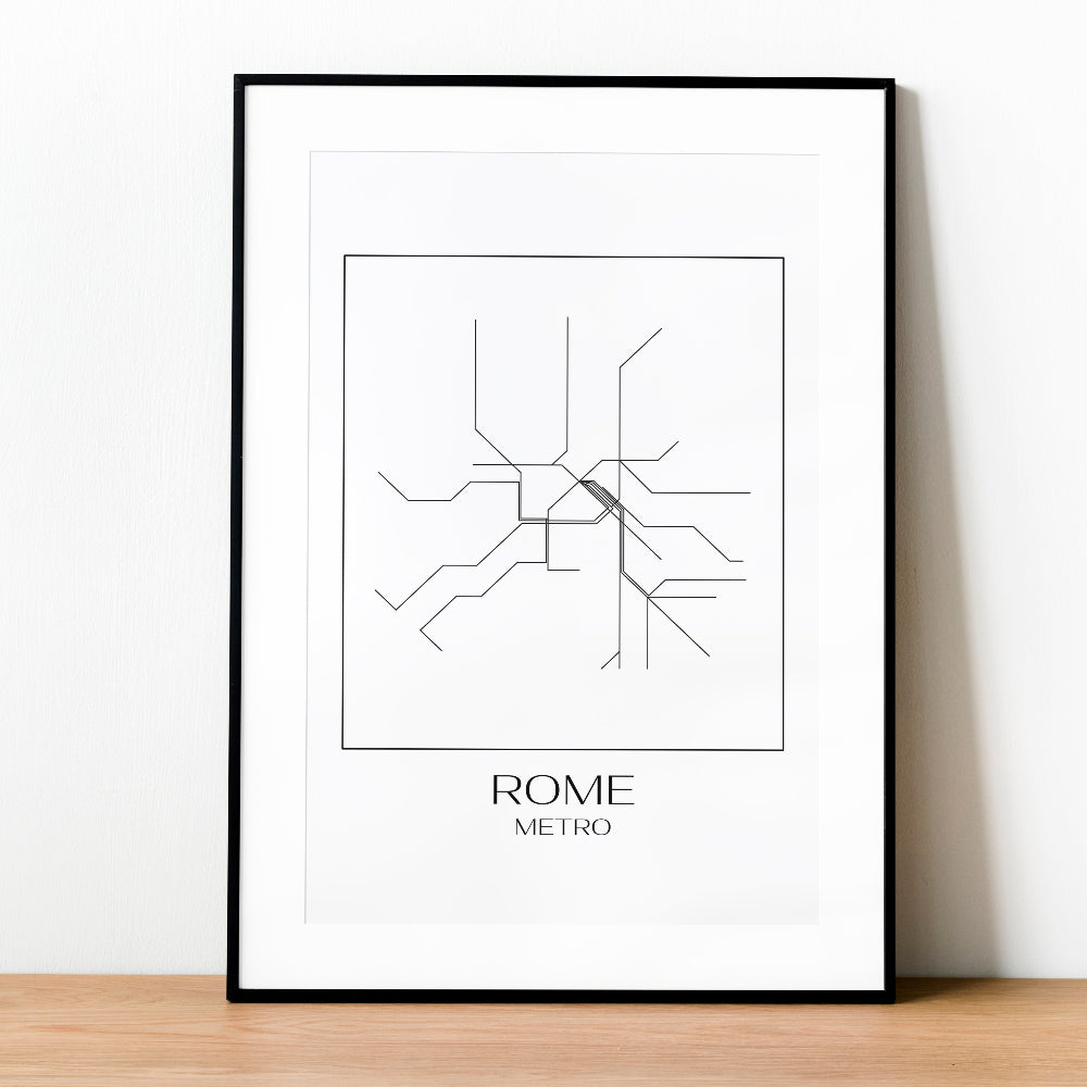 Rome Metro Map