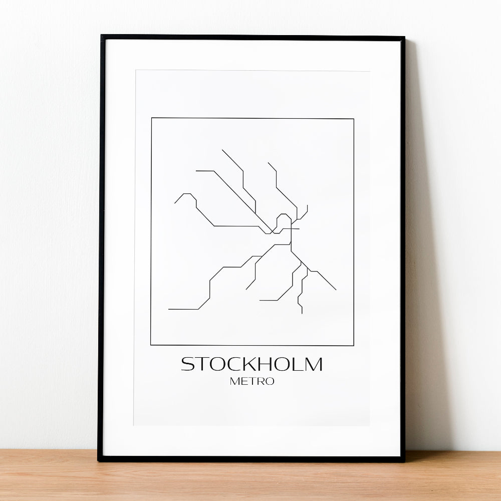 Stockholm Metro Map