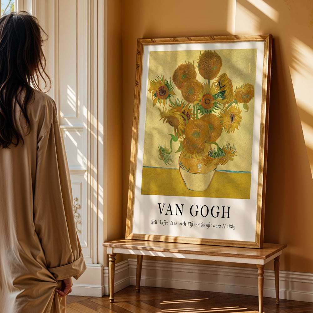 Vincent van Gogh 'Sunflowers' Yellow Art Print