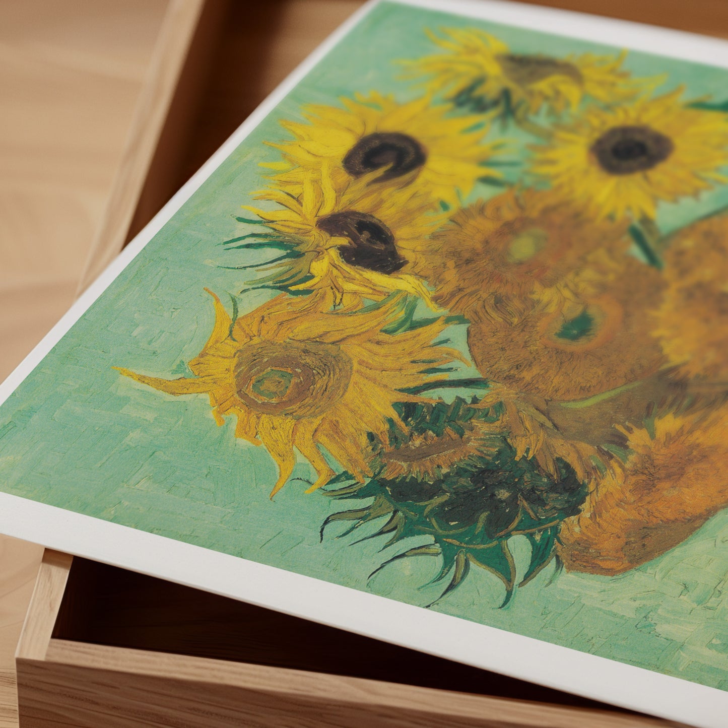 Vincent Van Gogh's 'Sunflowers' Exhibition Poster