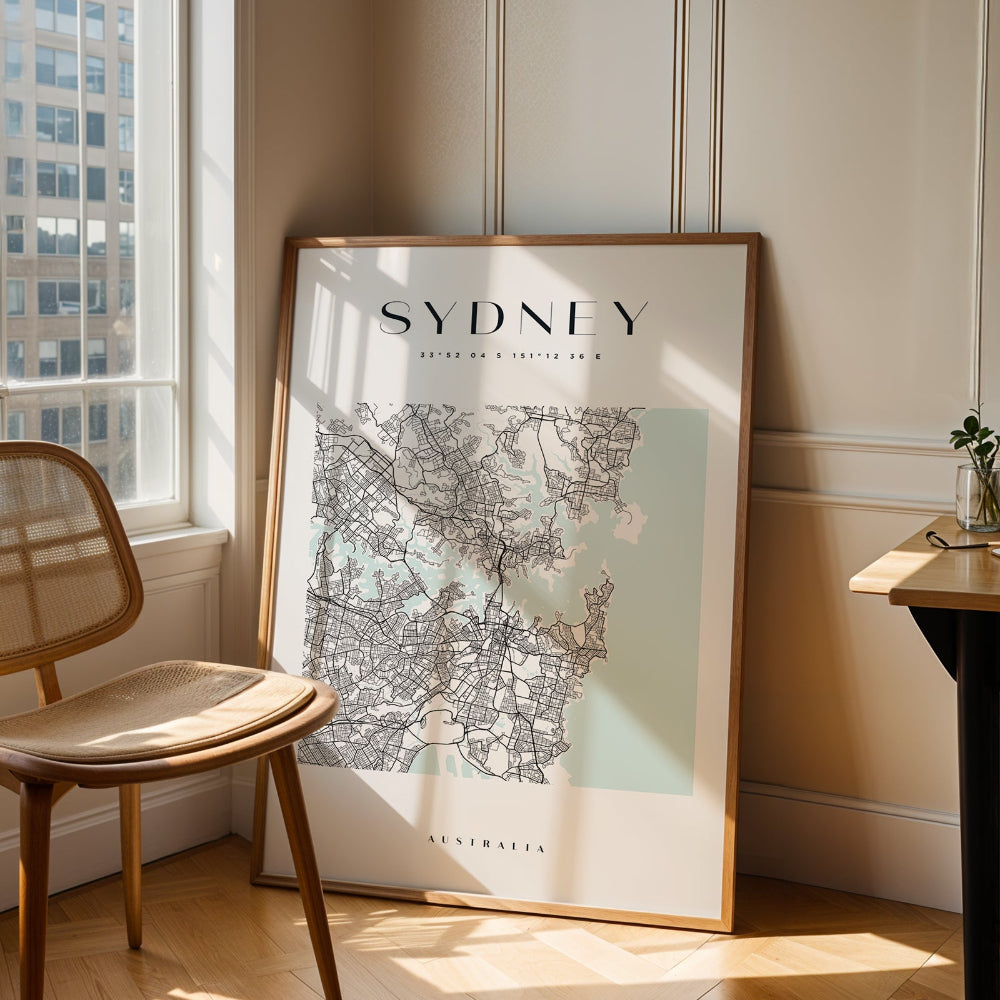 Sydney Square City Map Print