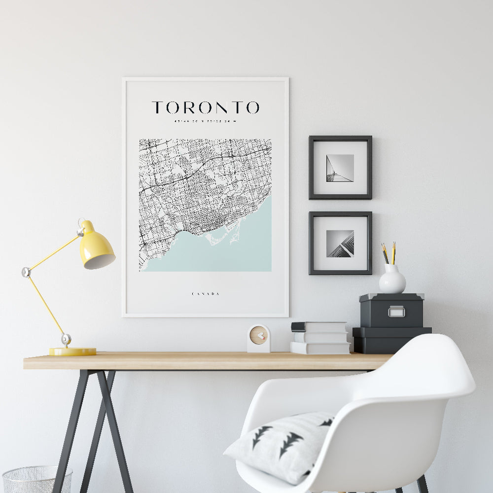Toronto Map Print