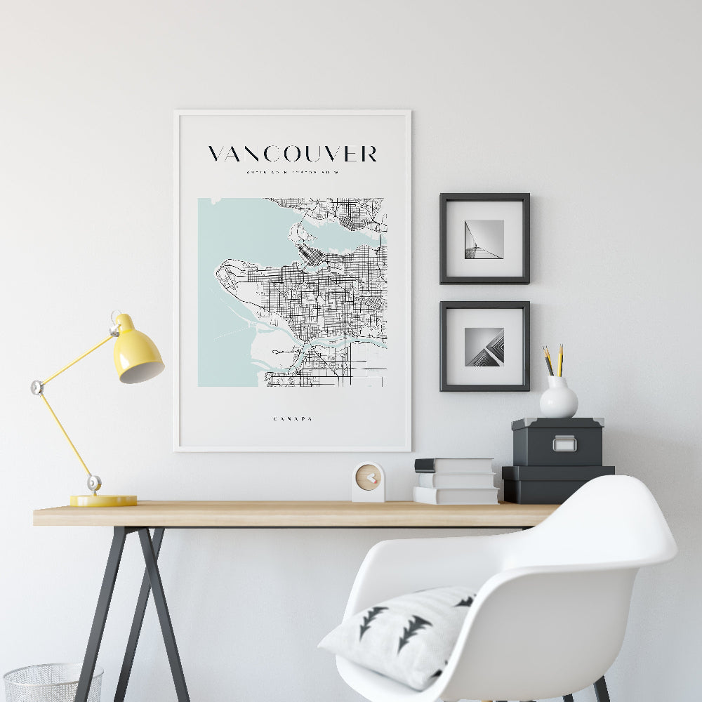 Vancouver Map Print