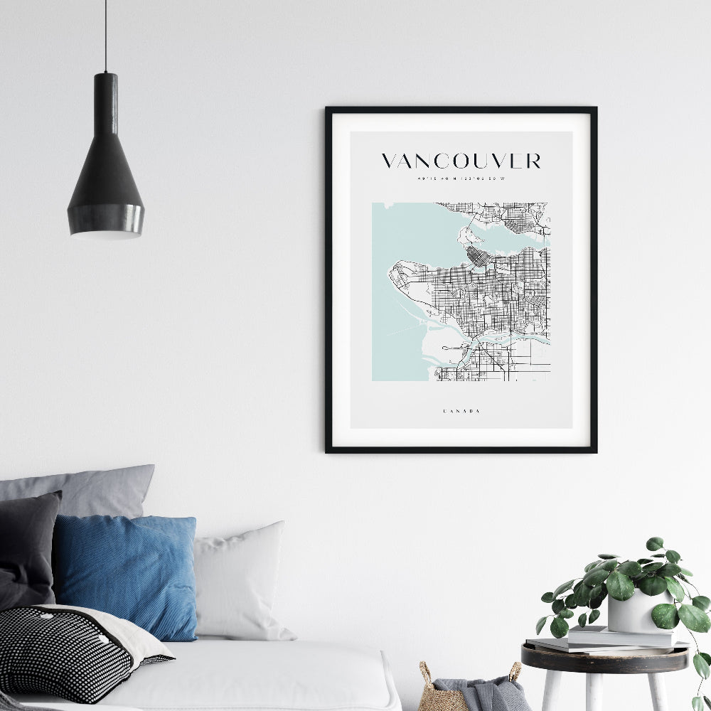 Vancouver Map Print